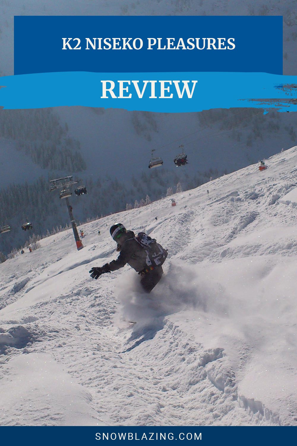 Person snowboarding downhill - K2 Niseko Pleasures Review